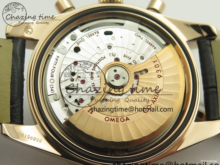 0223 Speedmaster ’57 Co-Axial RG OMF 1:1 Best Edition Black Dial On Leather Strap A9300 (Free Leather Strap) Resilient 8064